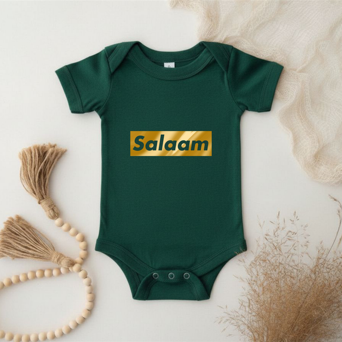 GOLD Salaam Onesie