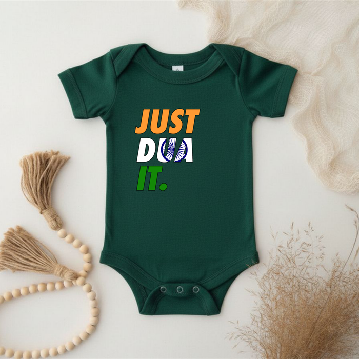 Just Dua It India Flag Onesie