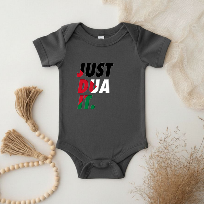 Just Dua It Palestine Flag Onesie