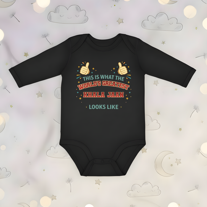 This is What the World's Greatest Khalu Looks Like Long Sleeve Onesie