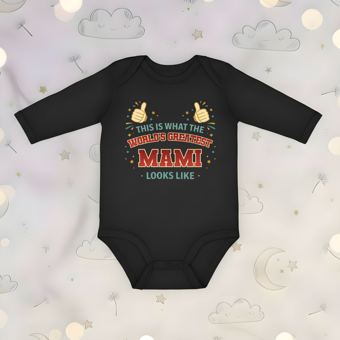 This is What the World's Greatest Miyan Looks Like Long Sleeve Onesie