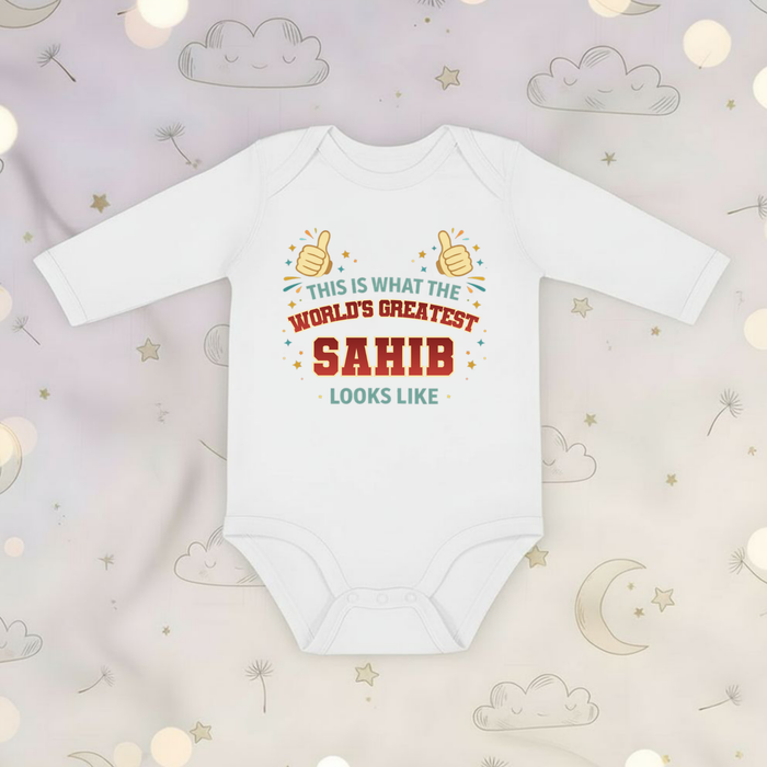 This is What the World's Greatest Sala Looks Like Long Sleeve Onesie