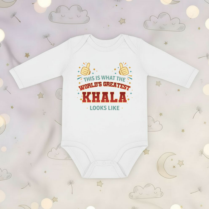 This is What the World's Greatest Khala Looks Like Long Sleeve Onesie