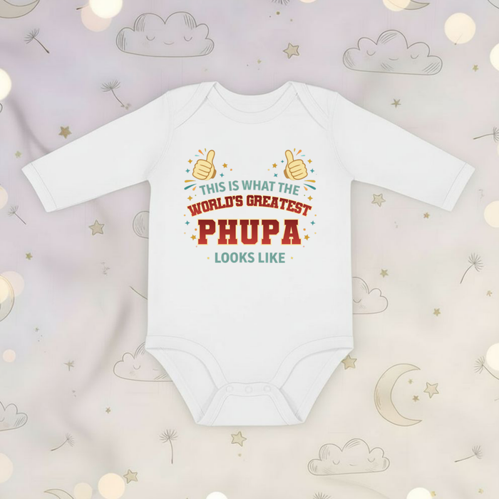 This is What the World's Greatest Saali Looks Like Long Sleeve Onesie
