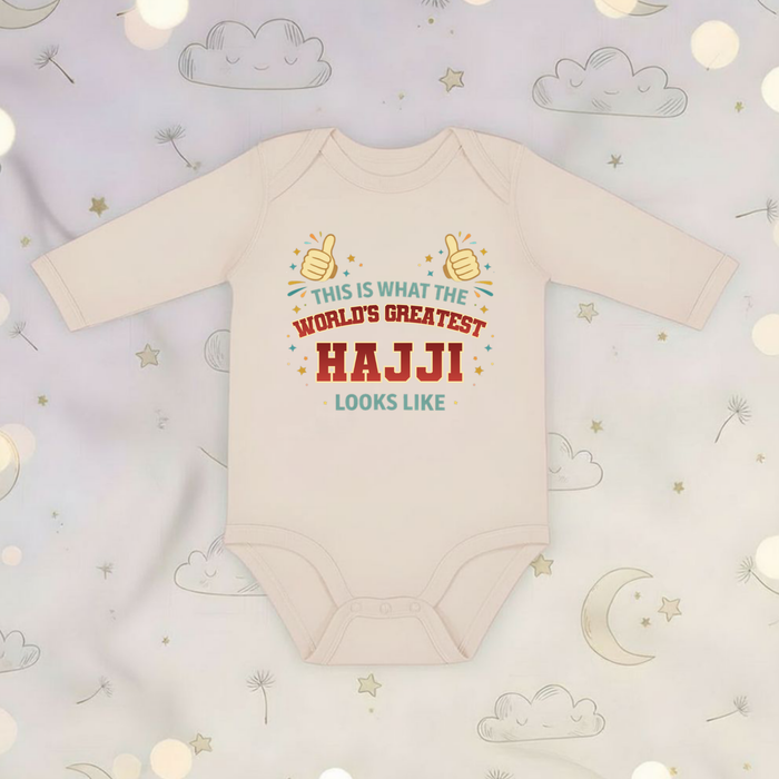 This is What the World's Greatest Hajji Looks Like Long Sleeve Onesie
