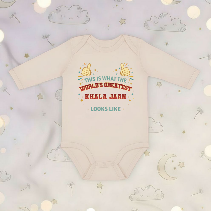 This is What the World's Greatest Khalu Looks Like Long Sleeve Onesie