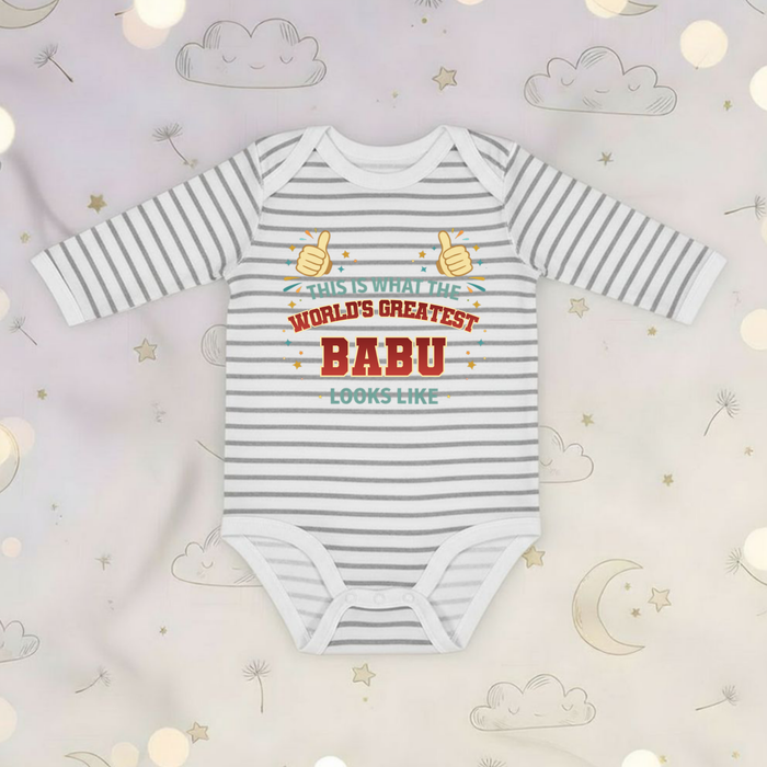 This is What the World's Greatest Bau Looks Like Long Sleeve Onesie