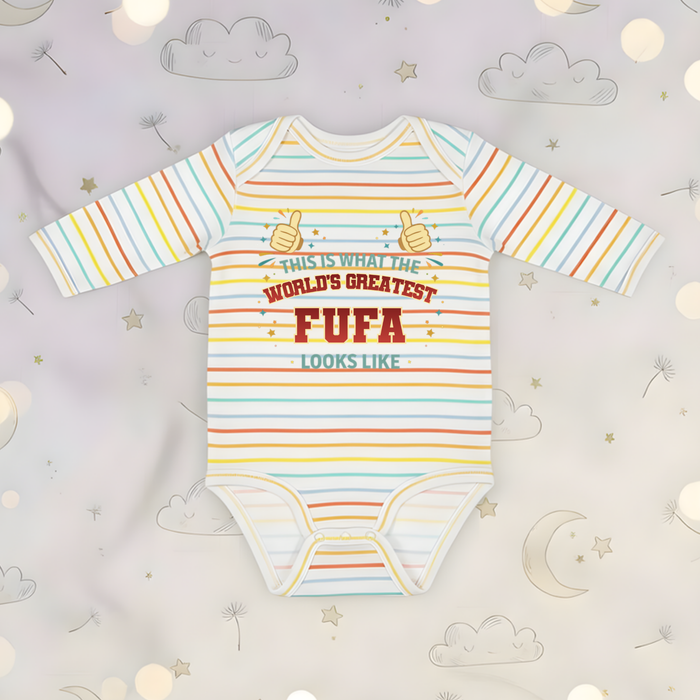 This is What the World's Greatest Fufa Looks Like Long Sleeve Onesie