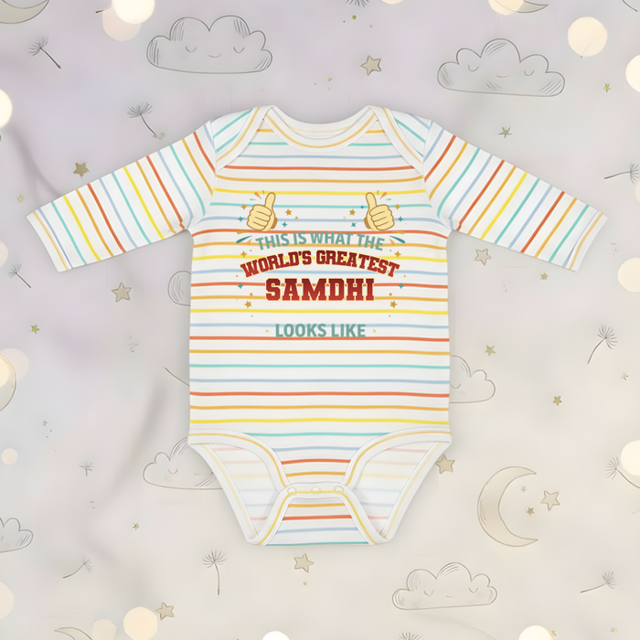 This is What the World's Greatest Shauhar Looks Like Long Sleeve Onesie