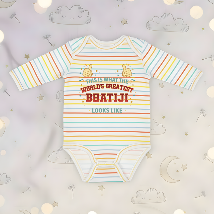 This is What the World's Greatest Bhatiji Looks Like Long Sleeve Onesie