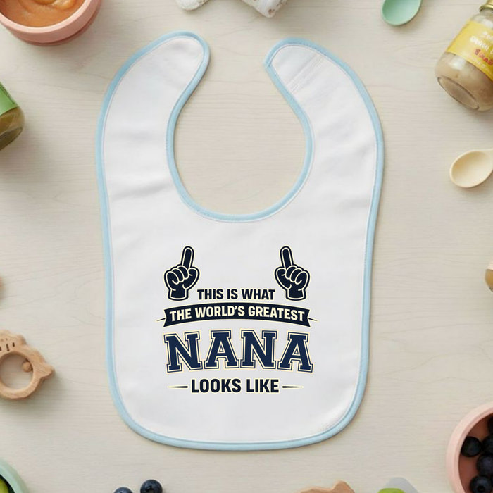 This Is What The World's Greatest [Relative] Looks Like Personalized Terry Bib