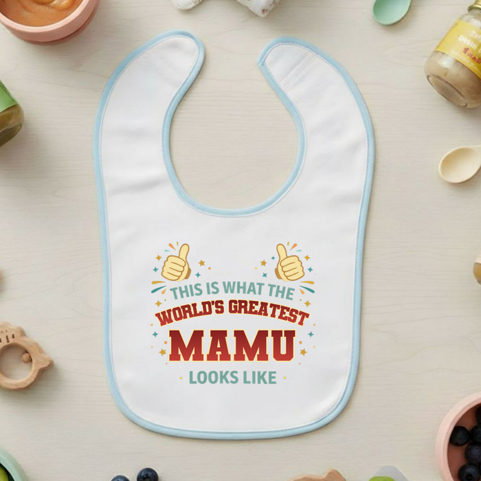 This is What the World's Greatest Mommy Looks Like Terry Bib
