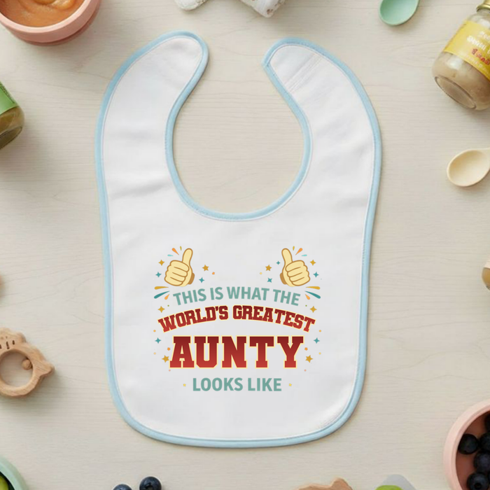 This is What the World's Greatest Aunty Looks Like Terry Bib