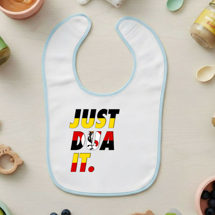 Just Dua It Uganda Flag Terry Bib