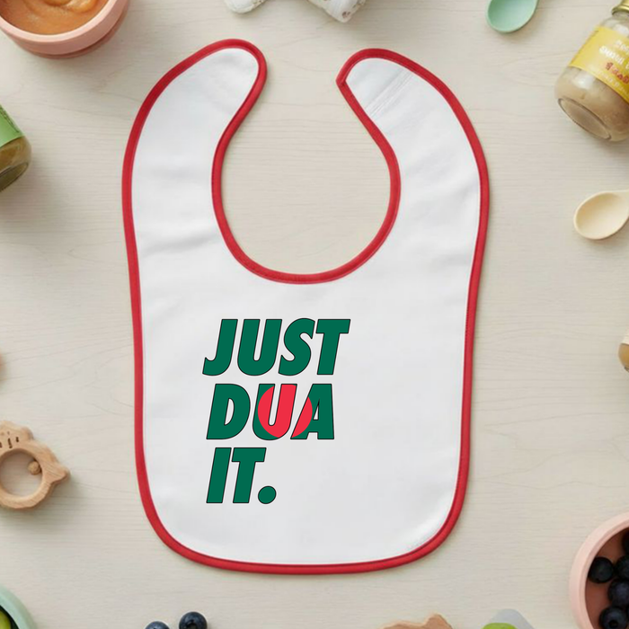 Just Dua It Bangladesh Flag Terry Bib