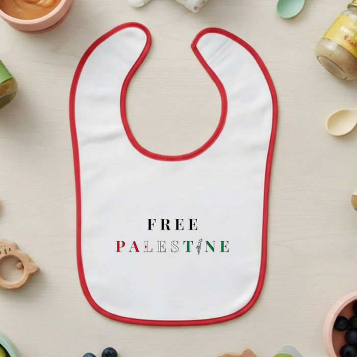 Free Palestine Terry Bib