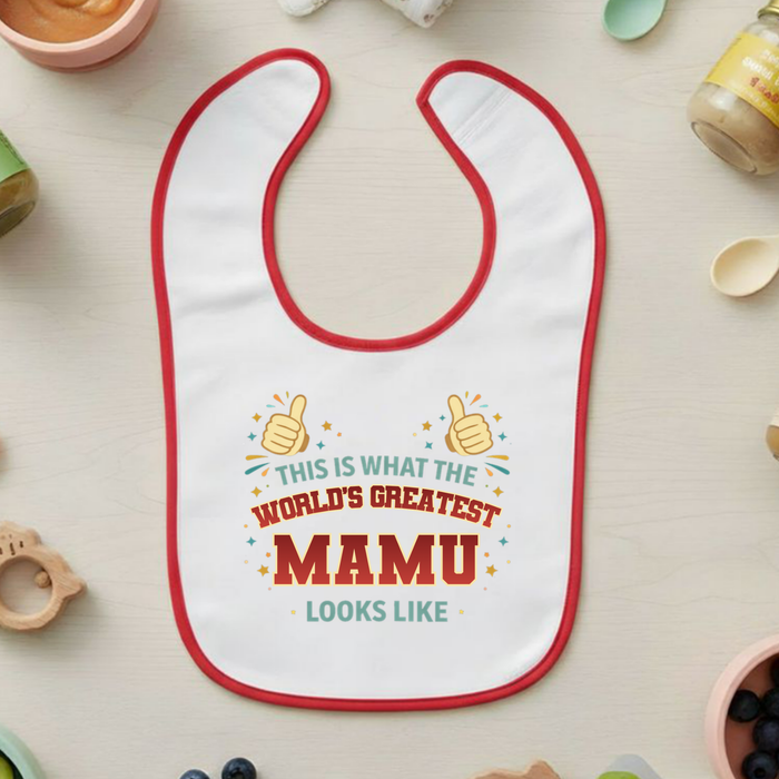 This is What the World's Greatest Mommy Looks Like Terry Bib