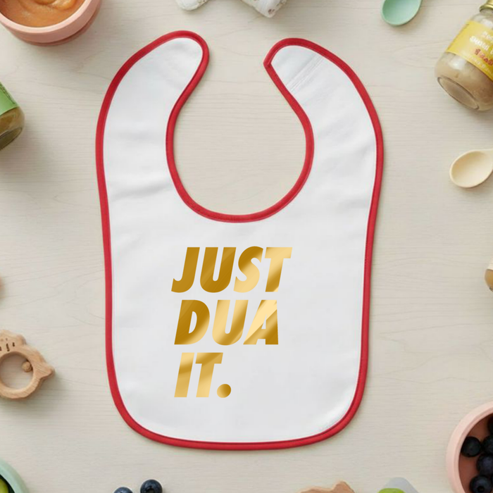 GOLD Just Dua It Terry Bib