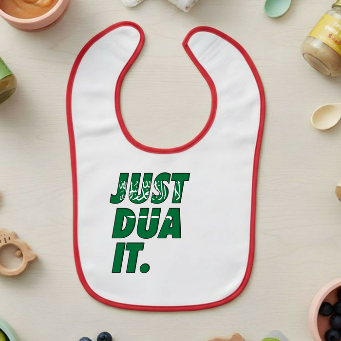 Just Dua It Saudi Arabia Flag Terry Bib