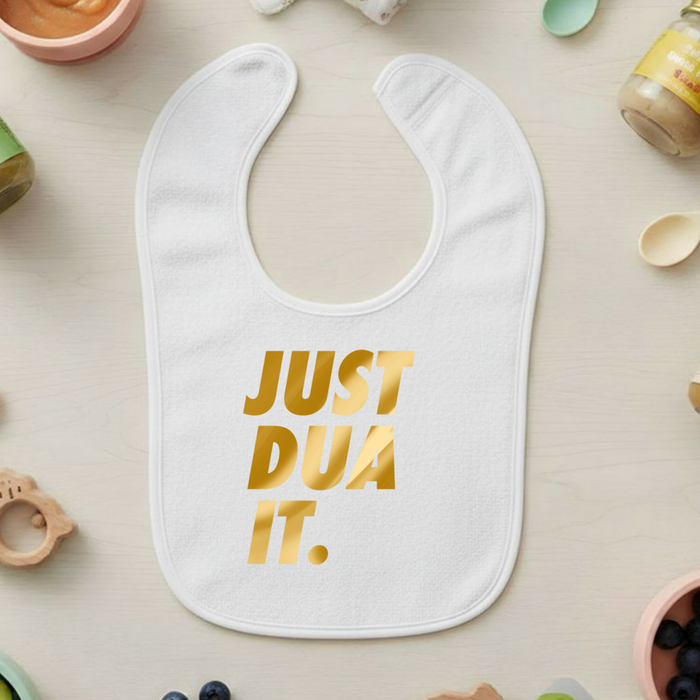 GOLD Just Dua It Terry Bib