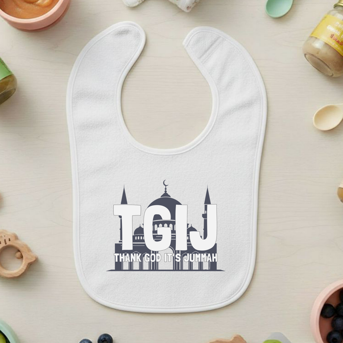 TGIJ (Thank God It's Jummah) Terry Bib