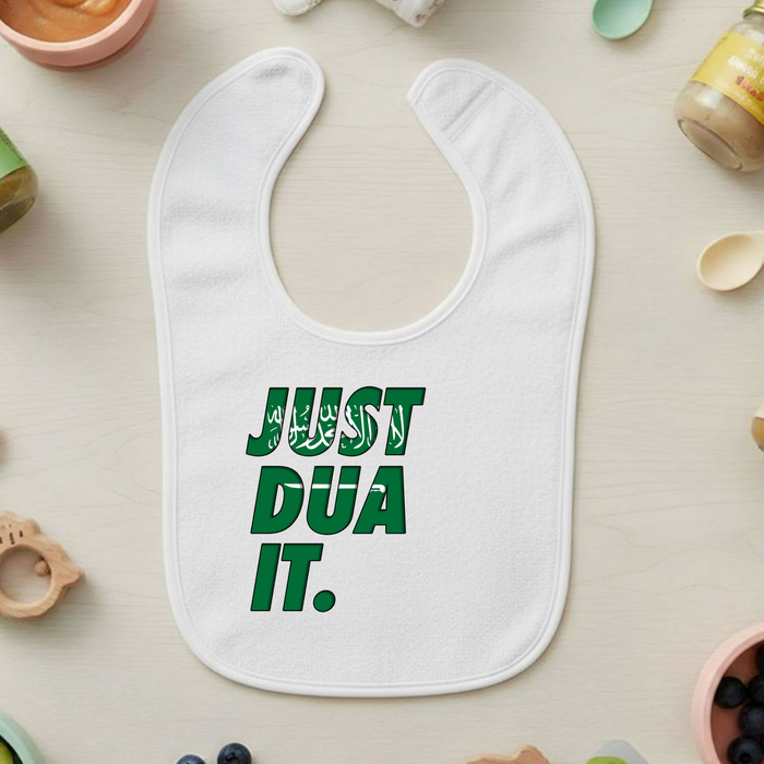 Just Dua It Saudi Arabia Flag Terry Bib