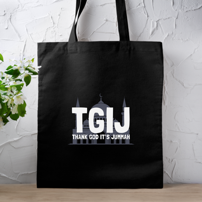 TGIJ (Thank God It's Jummah) Tote Bag