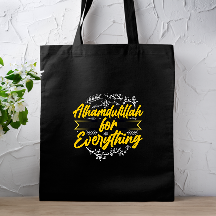 Alhamdulillah for Everything Tote Bag