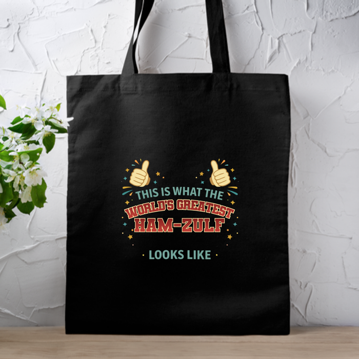 This is What the World's Greatest Ham-Zulf Looks Like Tote Bag