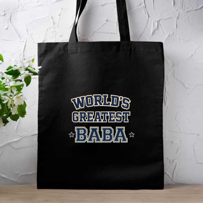 World's Greatest [Relative] Personalized Tote Bag