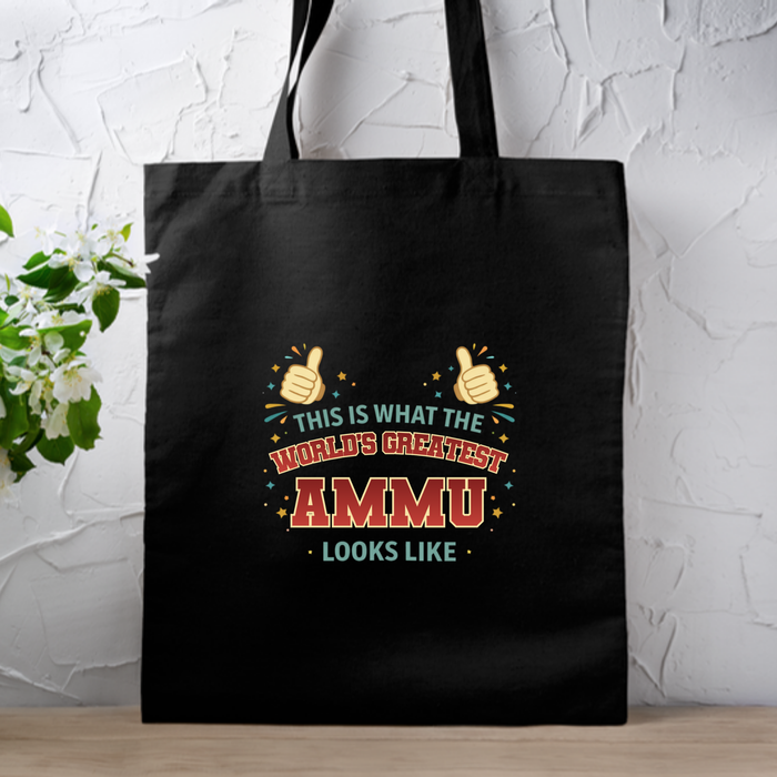This is What the World's Greatest Ammu Looks Like Tote Bag