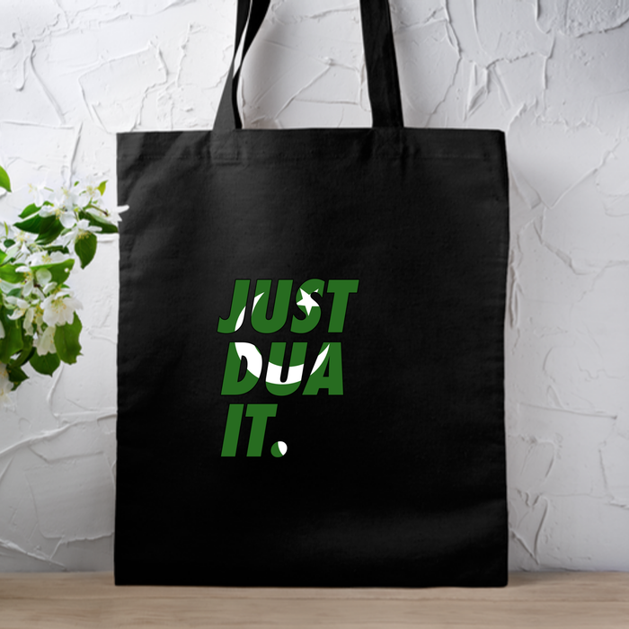 Just Dua It Pakistan Flag Tote Bag