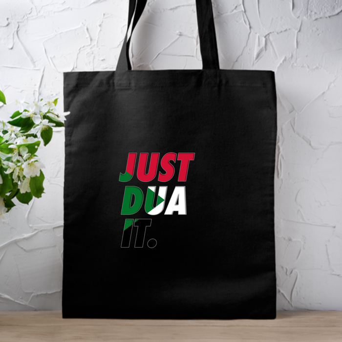 Just Dua It Sudan Flag Tote Bag