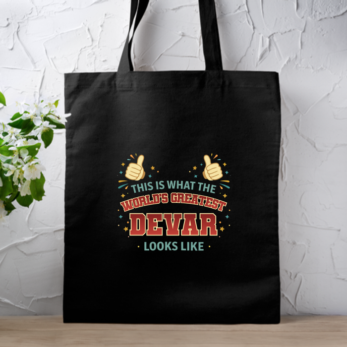 This is What the World's Greatest Devar Looks Like Tote Bag