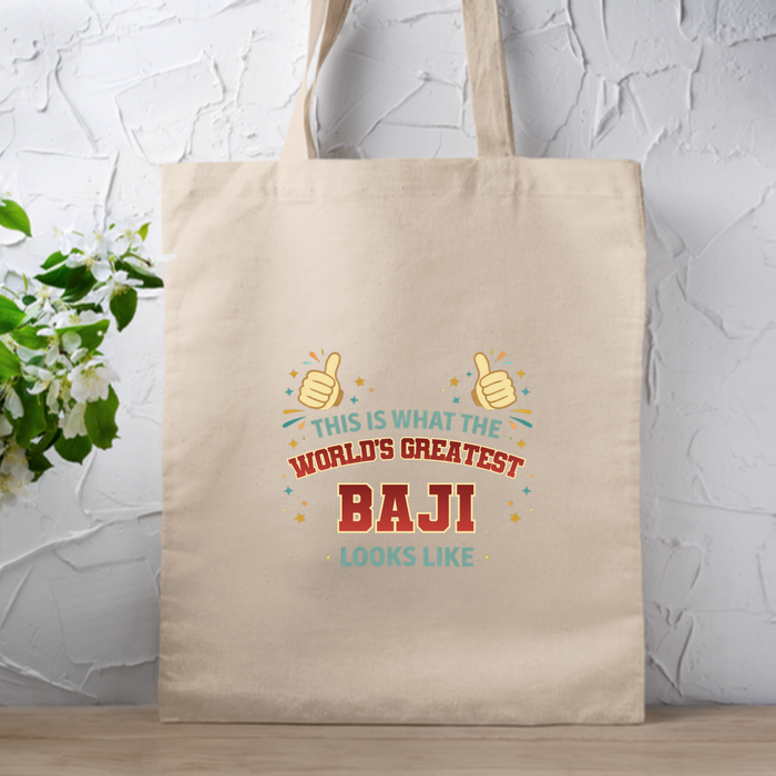 This is What the World's Greatest Baji Looks Like Tote Bag