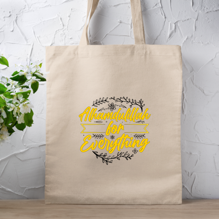 Alhamdulillah for Everything Tote Bag