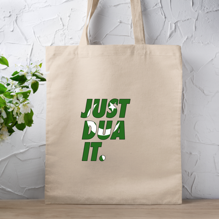 Just Dua It Pakistan Flag Tote Bag