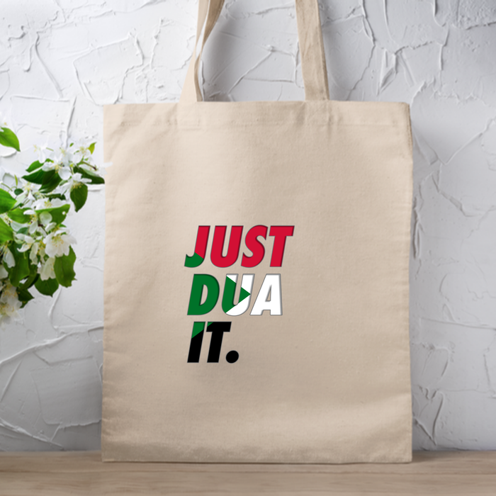 Just Dua It Sudan Flag Tote Bag