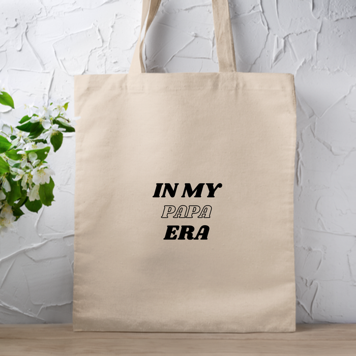 In My Papa Era Tote Bag