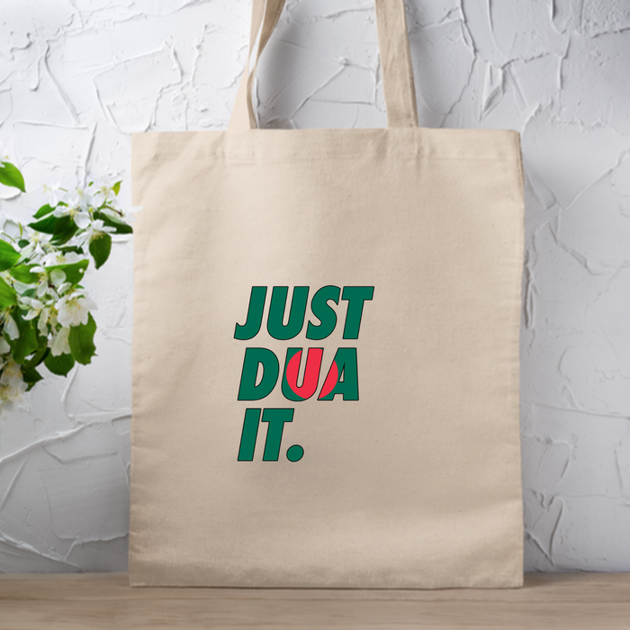 Just Dua It Bangladesh Flag Tote Bag
