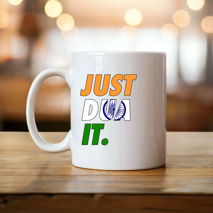 Just Dua It India Flag Mug