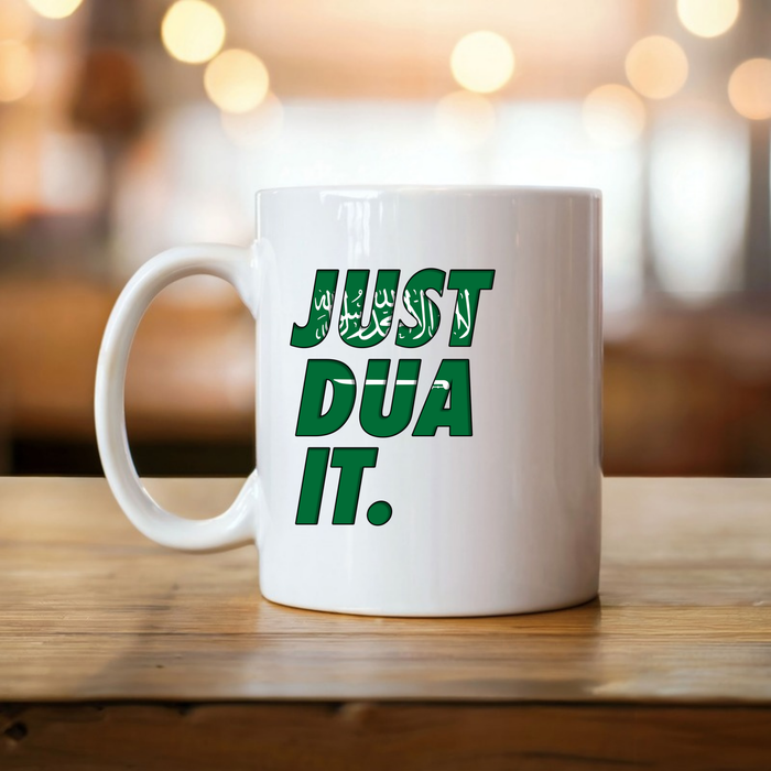 Just Dua It Saudi Arabia Flag Mug