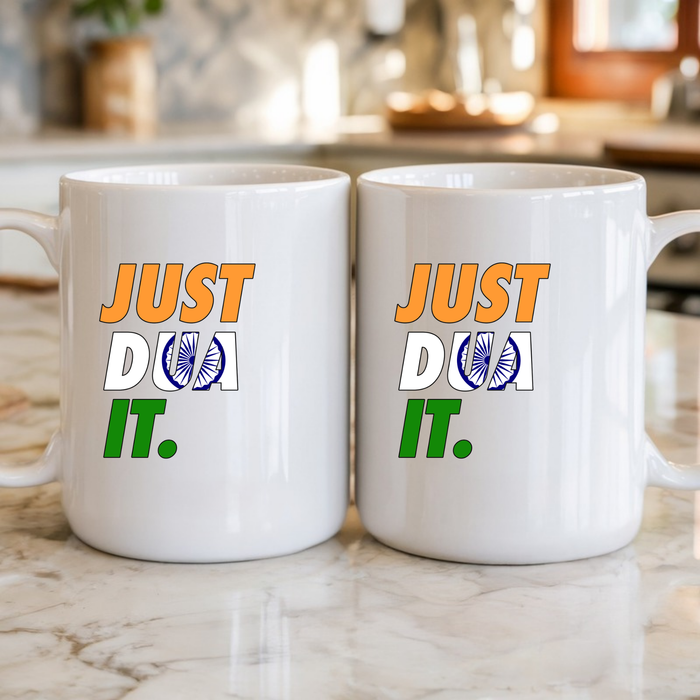 Just Dua It India Flag Mug