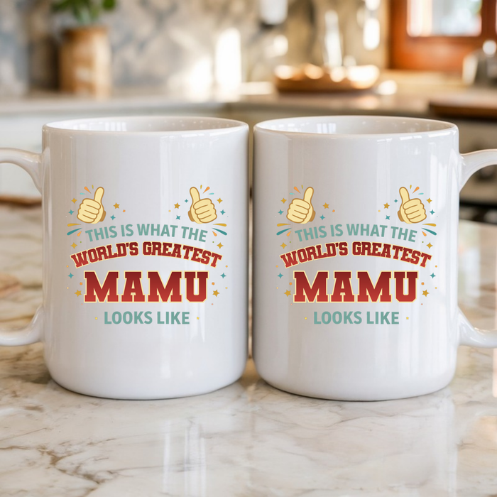 Colorful This Is What The World's Greatest [Relative] Looks Like Personalized Mug