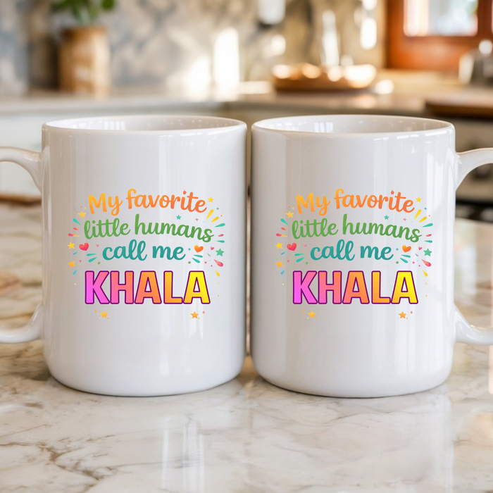 My Favorite Little Humans Call Me [Relative] Personalized Mug
