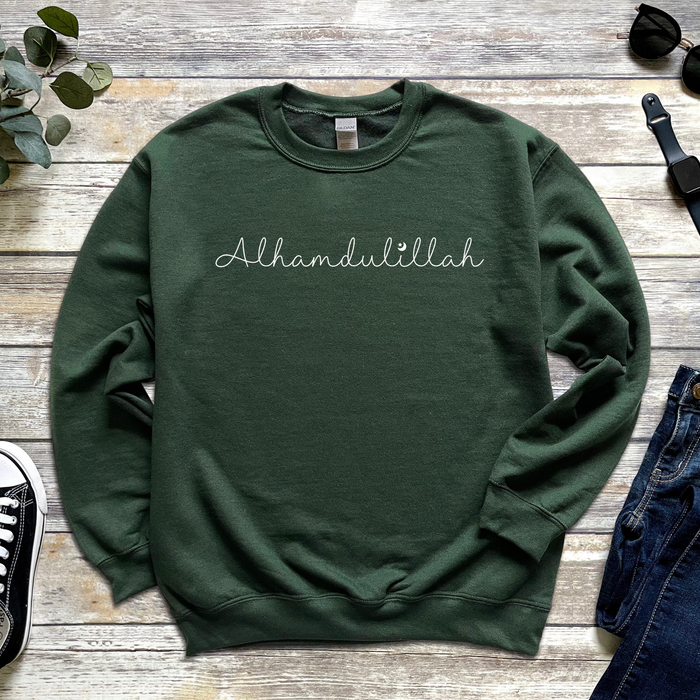 Alhamdulillah with Moon & Star Sweatshirt