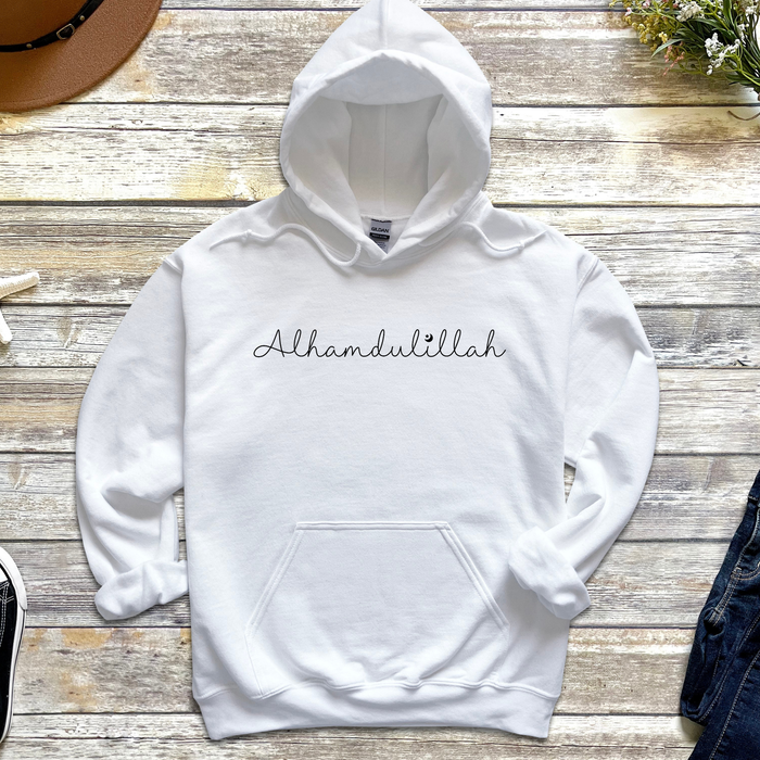 Alhamdulillah with Moon & Star Hoodie