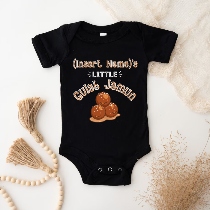 Personalized Little Gulab Jamun Onesie
