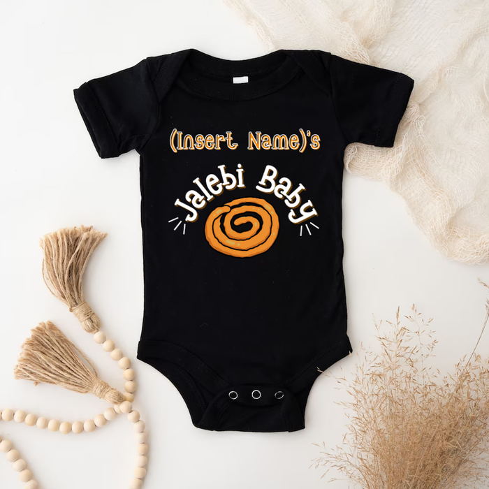 Personalized Jalebi Baby Onesie