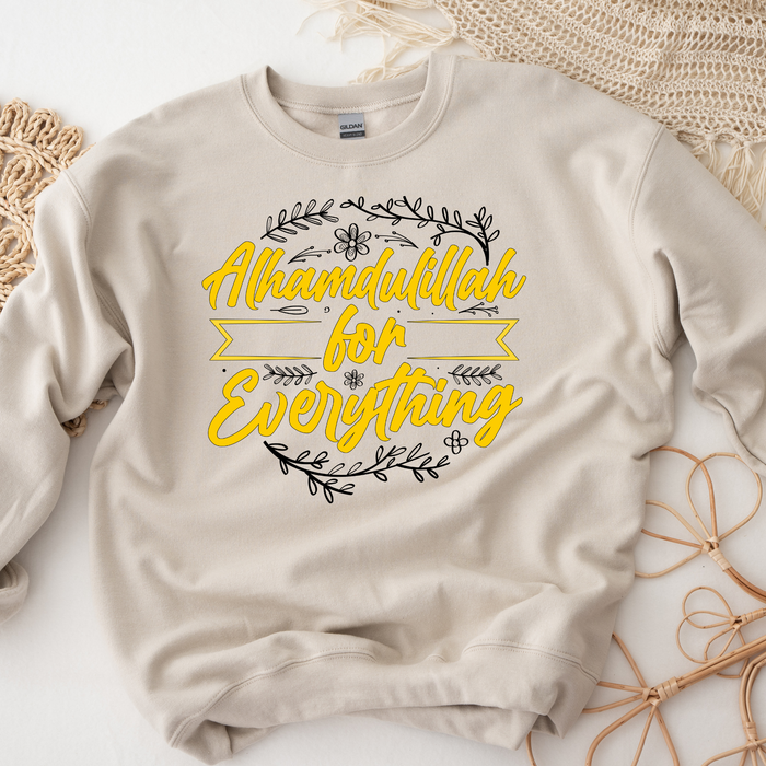 Alhamdulillah for Everything Sweatshirt